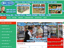 Tablet Screenshot of onetechvietnam.com